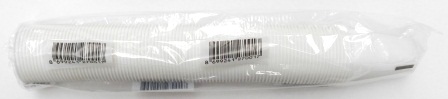 x100 wegwerpbekers wit-transparant 20cl